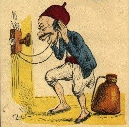 Bonne année Carte Postale par Salomon Assus
