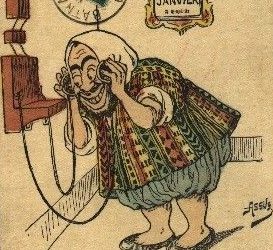 Caricature de Salomon Assus