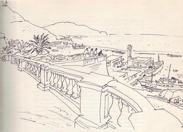 Dessin, Promenade de Létang